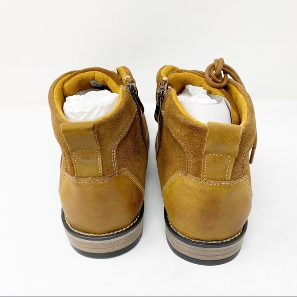 Steve Madden Krane Suede Leather Boots Tan Sz 9 NWT - Picture 6 of 7